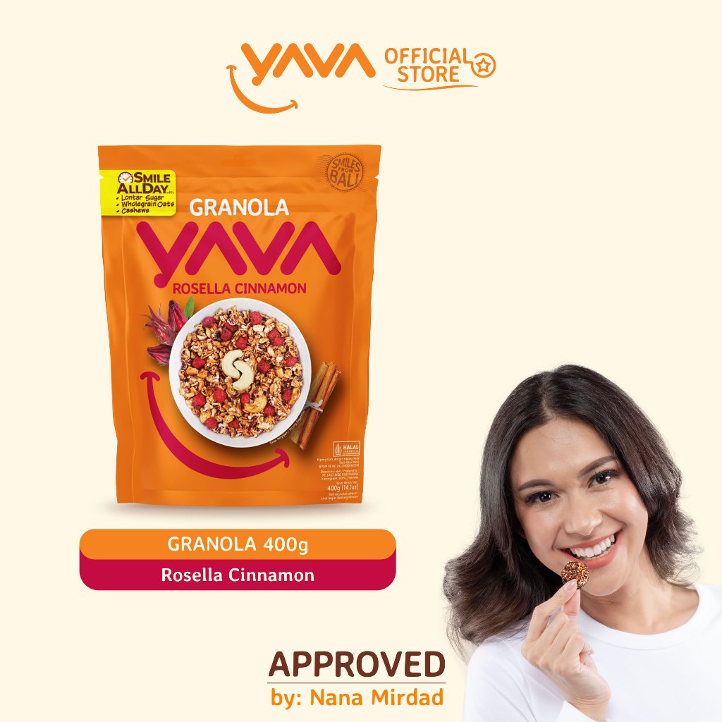 

YAVA Granola Rosella Cinnamon 400g