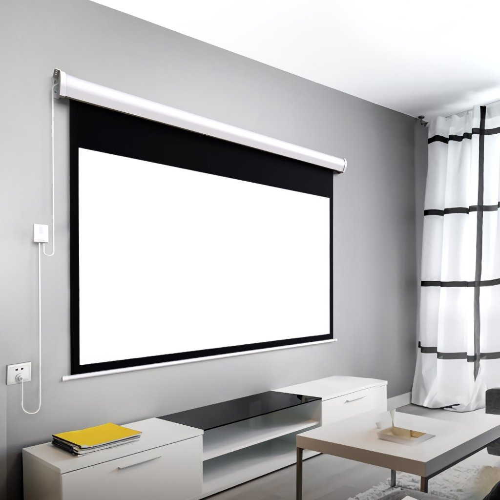 Screen Projector 150" 16:9 Motorize / Layar Proyektor 150 16:9 Elektrik Otomatis
