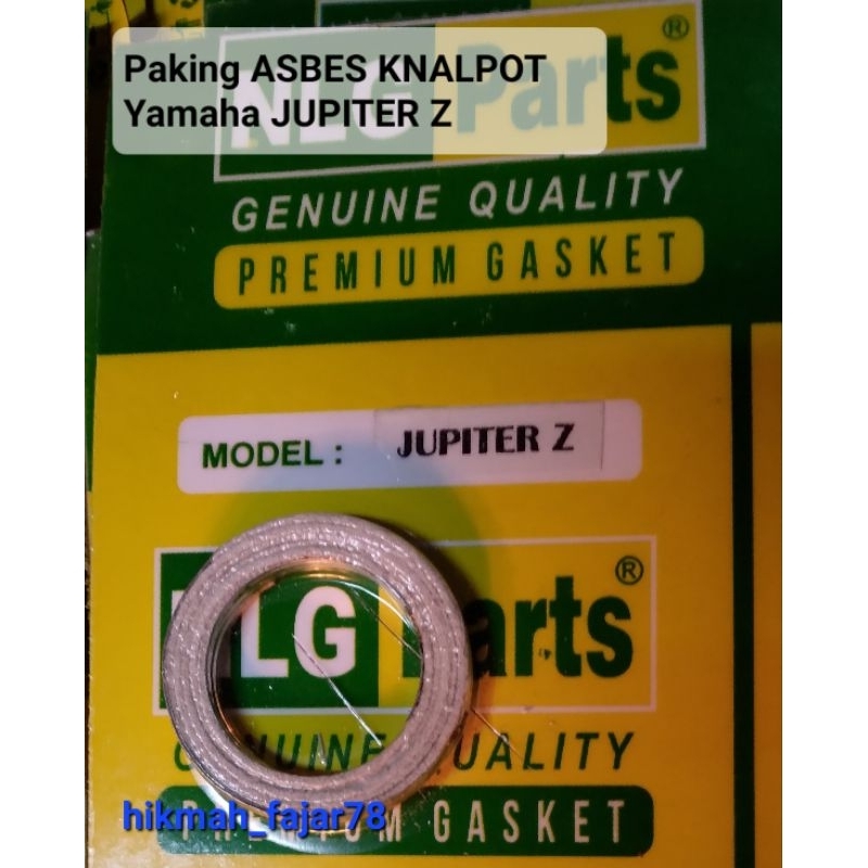 Paking ASBES KNALPOT yamaha JUPITER Z