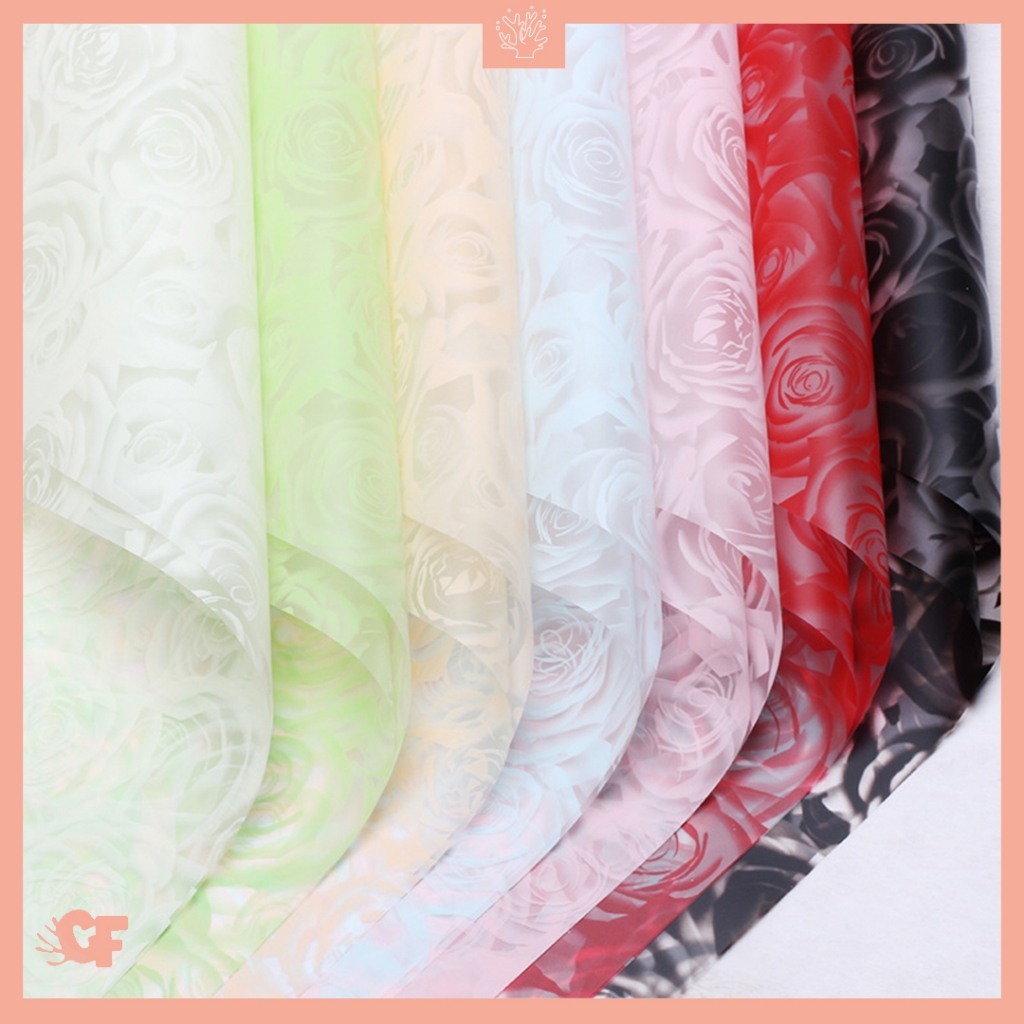 

Kertas Buket Bunga Motif Rose Transparan Warna Buket Flower Wrapping Cellophane KB6197