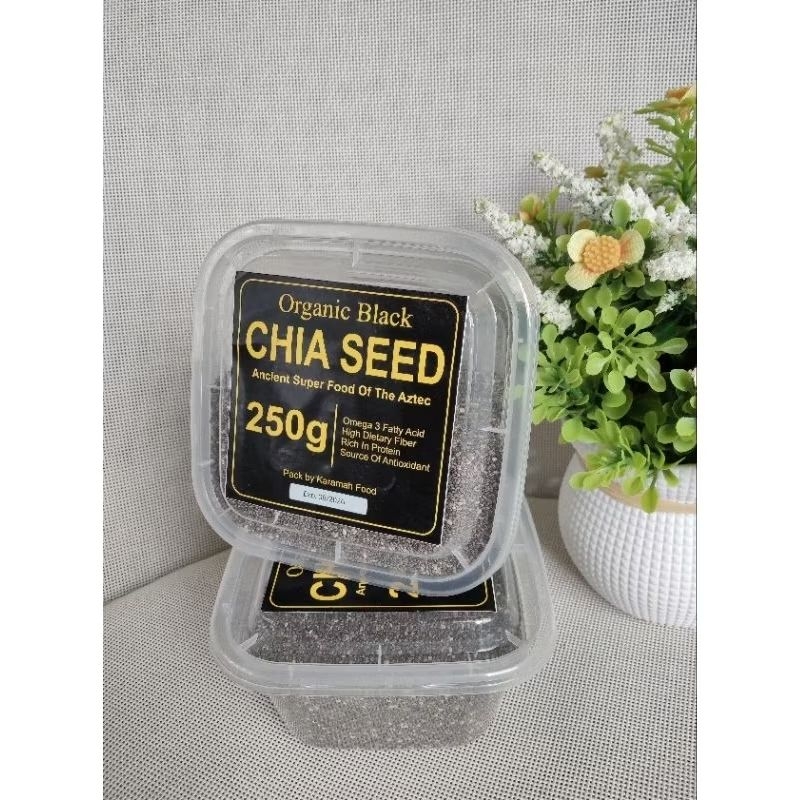 

CHIA SEED 250gr/organik/biji organik/hitam