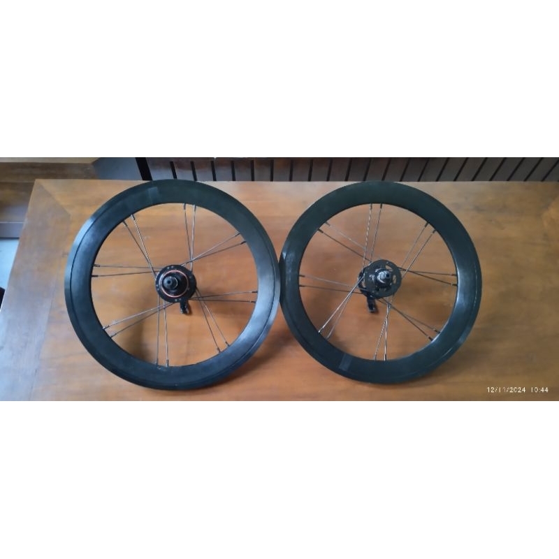 Harga Sepasang.. Wheelset 16 349 16 plus 16+ HFH Silverock Jumphole keren