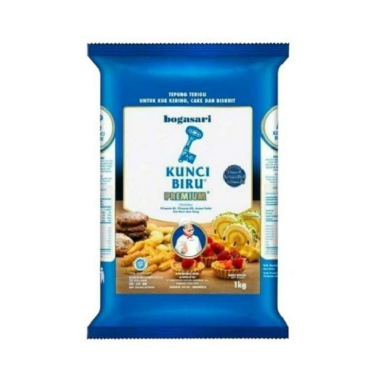 

Bogasari Terigu Kunci Biru 1Kg