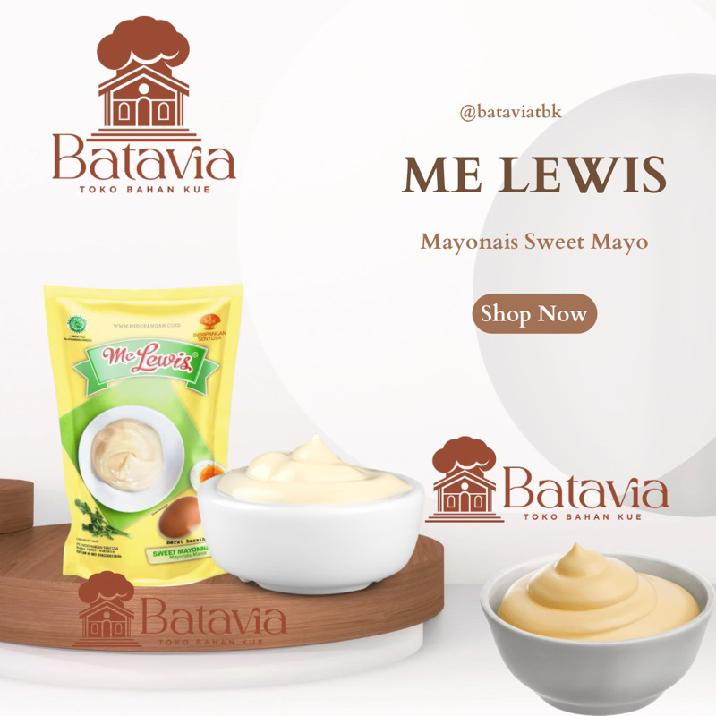 

ME LEWIS SWEET MAYO 1lt | MC LEWIS SWEET MAYO POUCH 1 KG