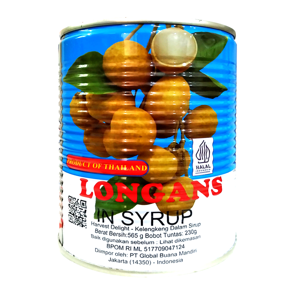 

Longan In Syrup Harvest Delight Lengkeng Kaleng Kelengkeng