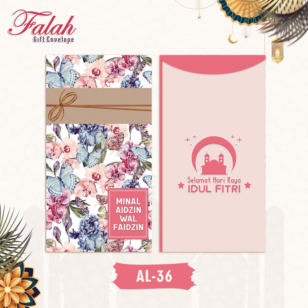 

Amplop Lebaran Falah Kode AL 36 Isi 50 pcs / Muat selembaran Uang Tanpa dilipat / Amplop Cantik / Amplop lucu / Amplop Lebaran Bisa Ecer