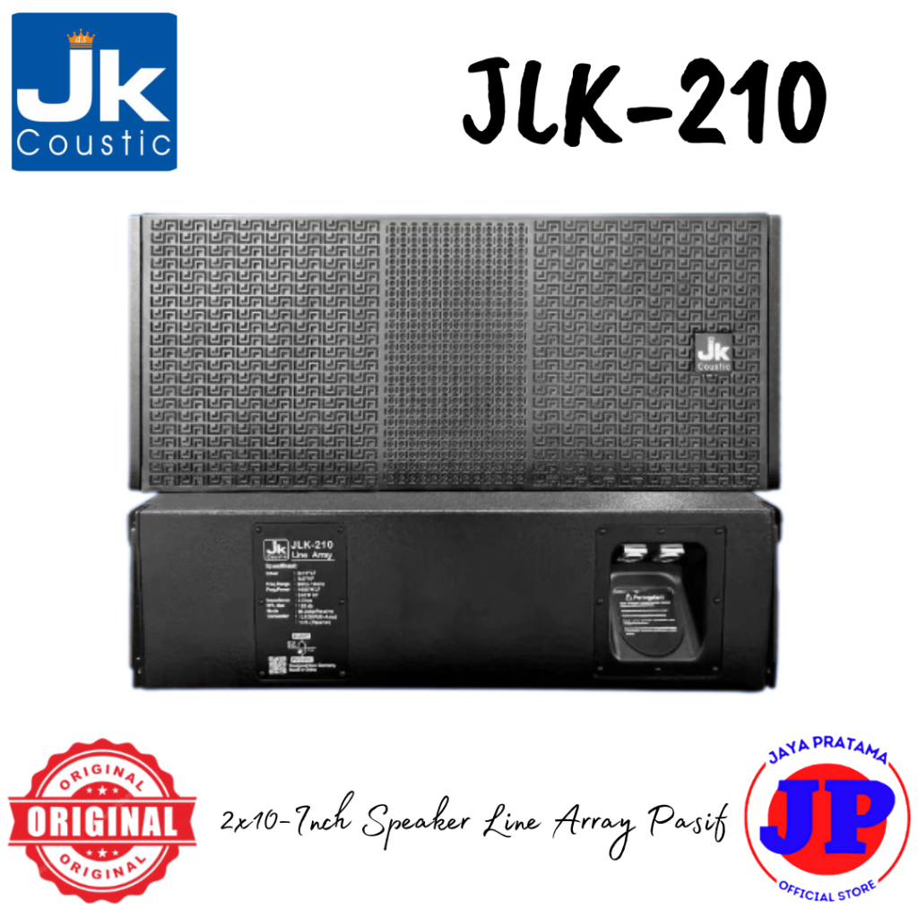 JK Coustic JLK210 2x10-Inch Speaker Line Array Pasif Original JK Coustic JLK-210 Linearray