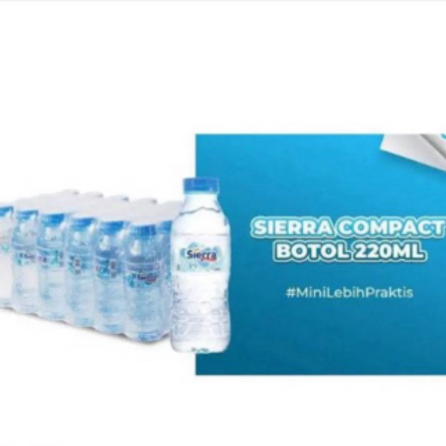 

Sierra Compact Air mineral botol 220ml x 24 botol