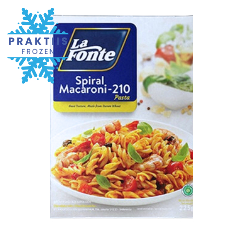 

LA FONTE SPIRAL MACARONI NO.210 225GR / MAKARONI BENTUK SPIRAL