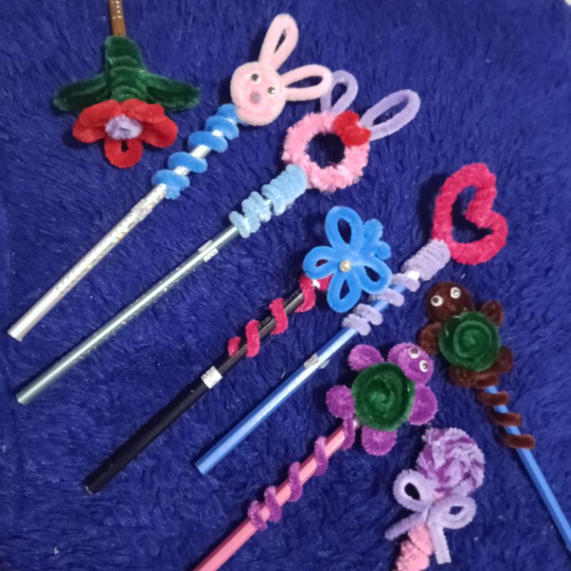 

pensil,pulpen kawat bulu