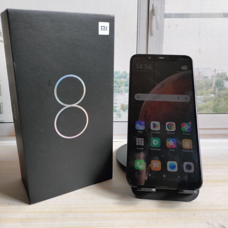 Xiaomi mi 8 6/128 second original murah.