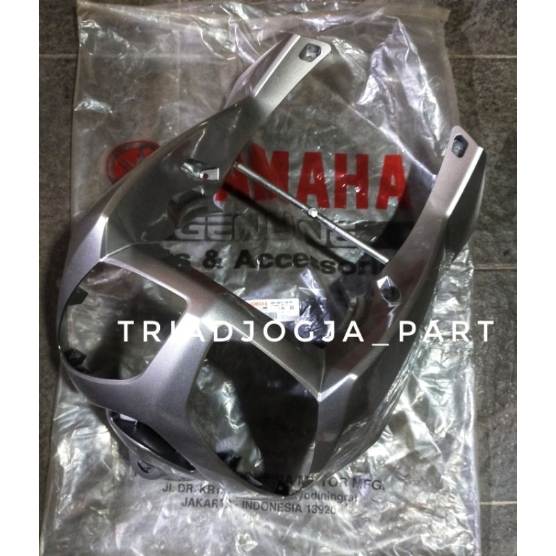 cover tameng depan legshield nouvo z silver original