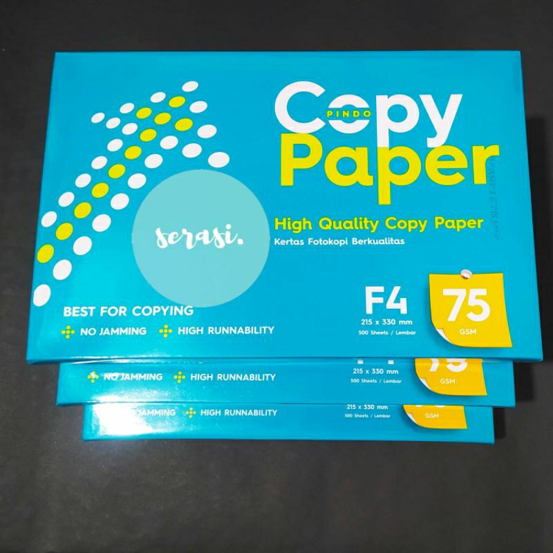 

Copy Paper A4 F4 75 Gram