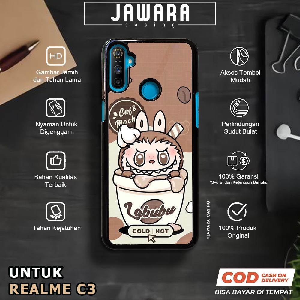 Case Realme C3 Casing Realme C3 [LBBU] Premium Case Glossy Case Hp Realme Jawara Casing Hp Realme C3