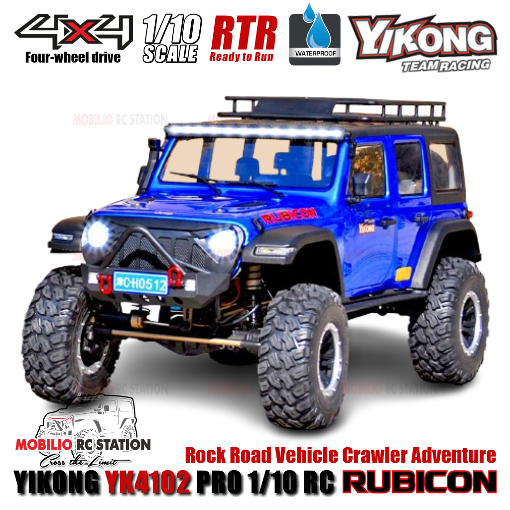 Yikong YK4102 Pro 1/10 RC Rock Road Vehicle Crawler Adventure RTR