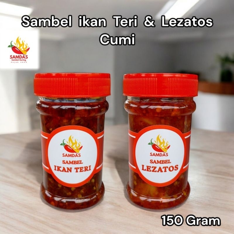 

Sambel Ikan Teri Dengan Sambel Lezatos Cumi Rasa Bikin nagih Yuk Order