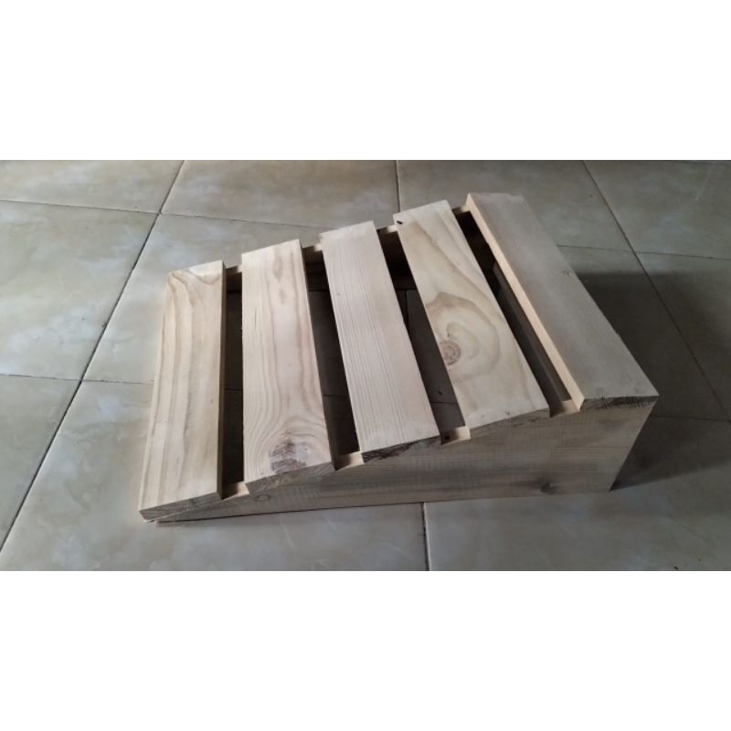 TANJAKAN RODA SEPEDA MOTOR KAYU JATI BELANDA