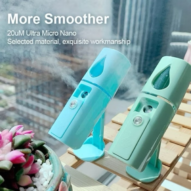CS1-OMFU Nano Spray Perawatan Wajah Mini Portable USB Mist Sprayer Pelembab / multifungsi harga mura