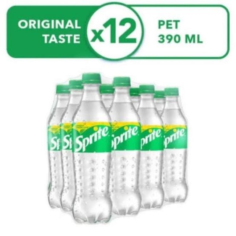 

Sprite Original Botol 390 ml [ 1 krat isi 12 botol ]