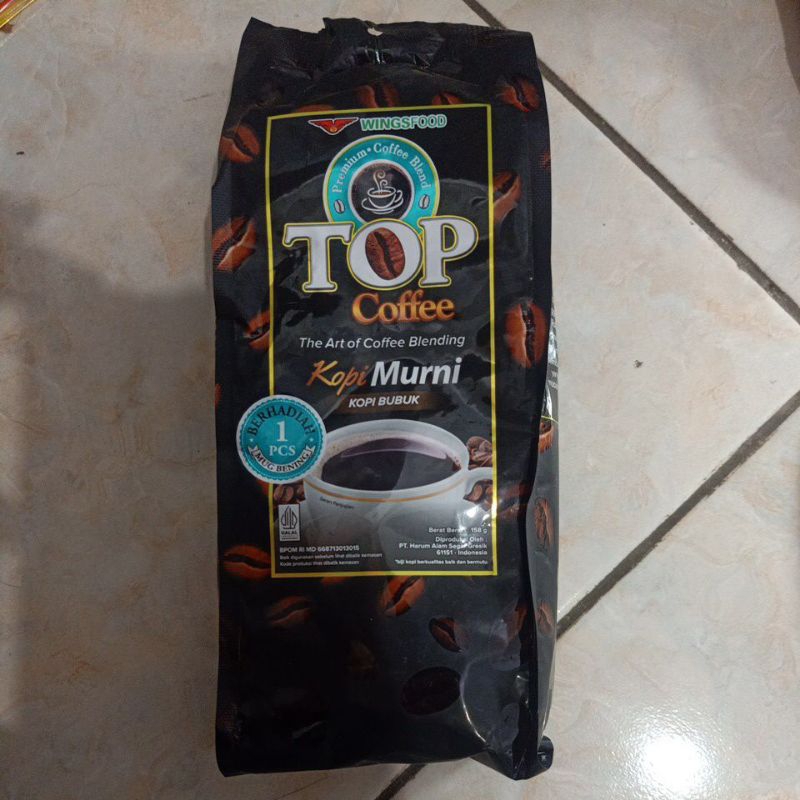 

GRATIS 1 PCS GELAS BENING Top Coffee Kopi Murni kopi bubuk 158gr
