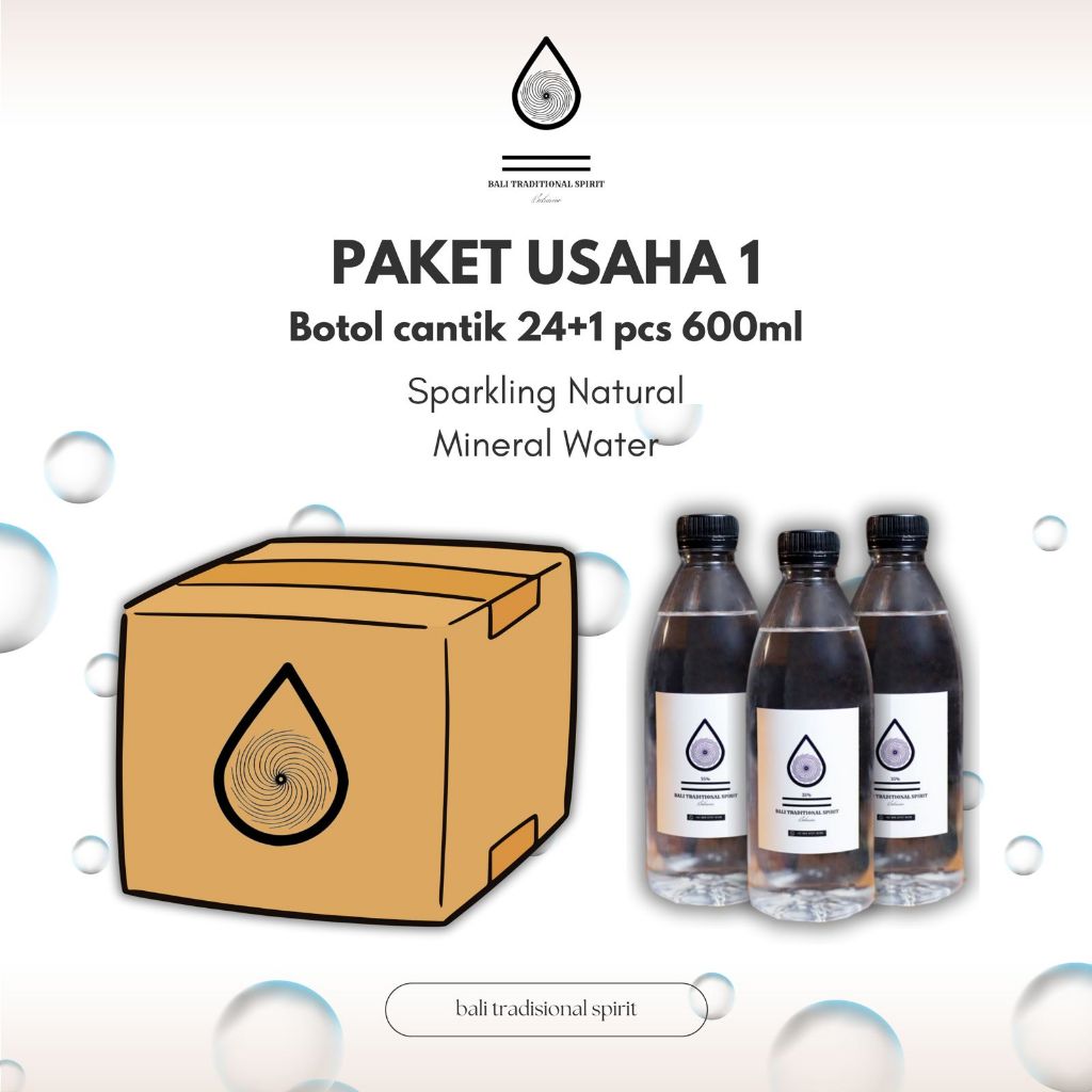 

sparkling water cantik 25pcs