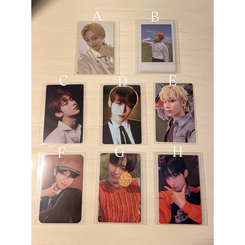 PC PHOTOCARD ENHYPEN SUNOO MANIFESTO DARK BLOOD ORANGE BLOOD DIMENSION ANSWER