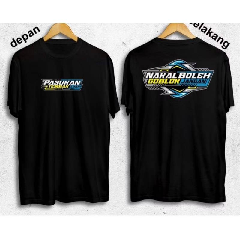 KAOS KATA2 VIRAL,KAOS OBLONG ATASAN,NAKAL BOLEH GOBLOK JANGAN