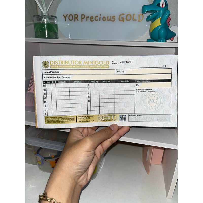 Nota Distributor Minigold