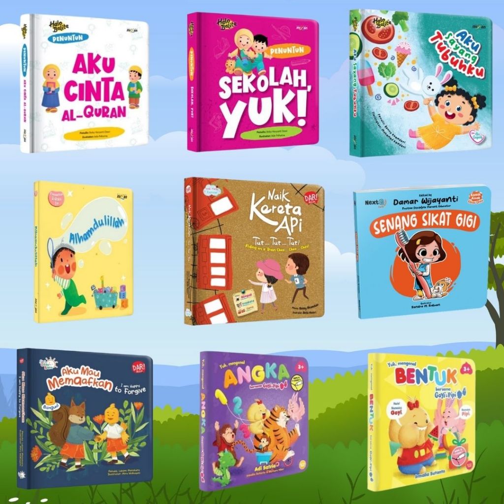 Obral Board Book Mizan 100ribuan Dapat 3 Termurah Cerita Anak Islami Bebas Pilih Judul