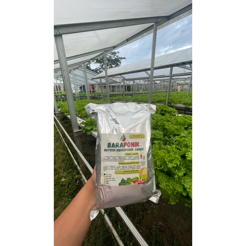 Baraponik Nutrisi Hidroponik AB Mix Untuk Sayuran Daun
