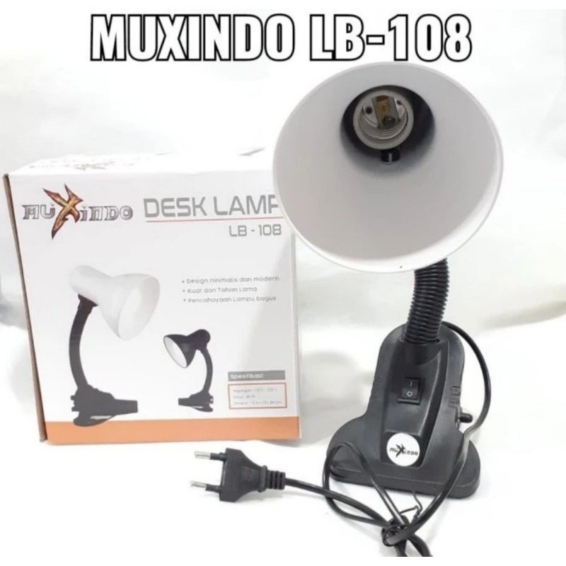 Lampu Belajar Anak Muxindo Desk Lamp Lampu Kerja Murah Berkualitas HB 108