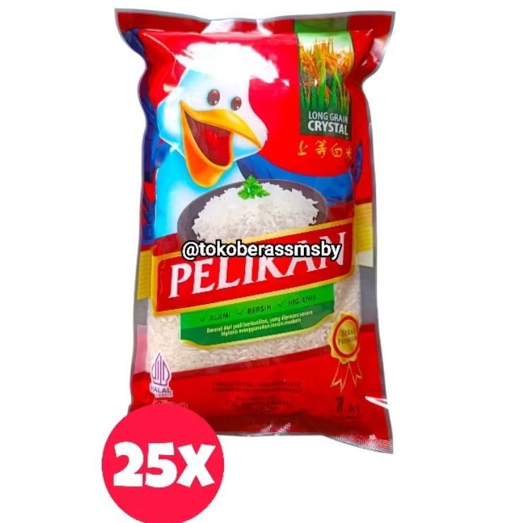 

Beras Pelikan 1Kg (25 Pax) PREMIUM