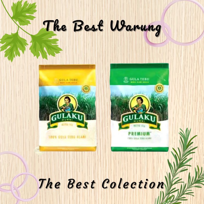 

[WarungA3] Gula Pasir Gulaku Hijau/Kuning 1kg