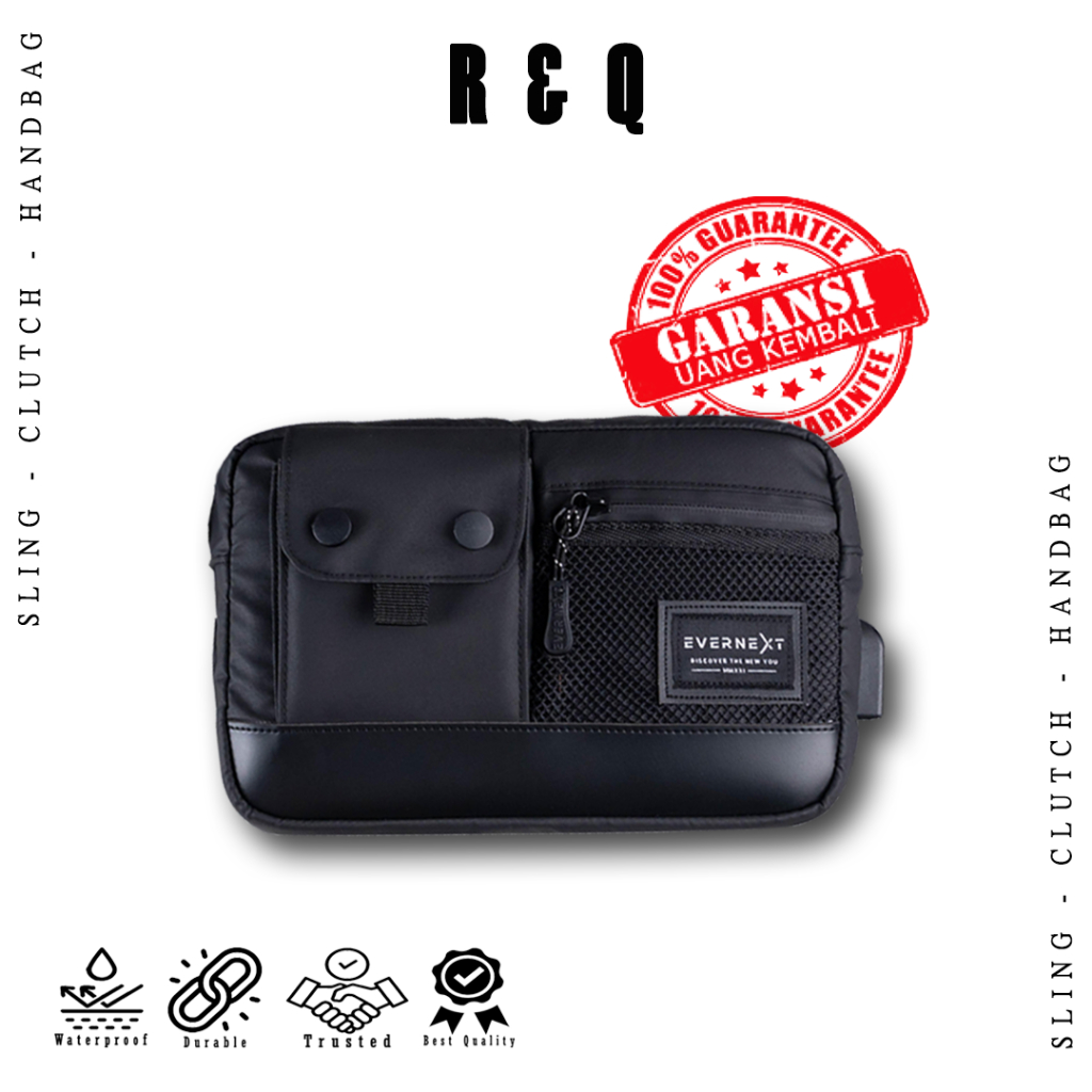 DIEGO - Tas Selempang Pria Anti Air Sling Bag Diego Waterproof Pouch Bag Pria Anti Air Waist Bag Dis