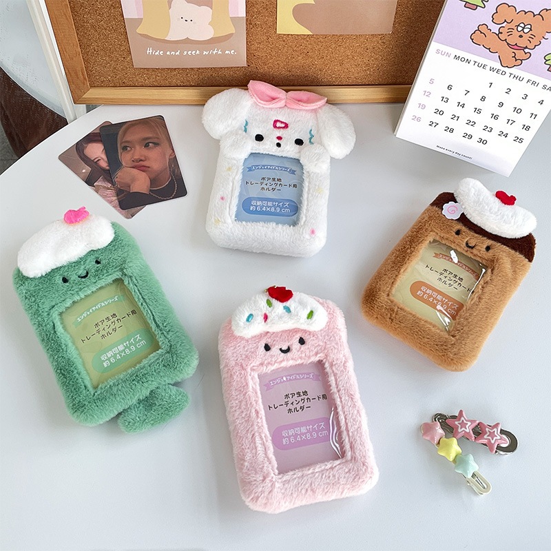

Tempat Kartu Bus Kartu ID Pelajar Photocard Holder Boneka Lanyard Kantor Akses JunDW