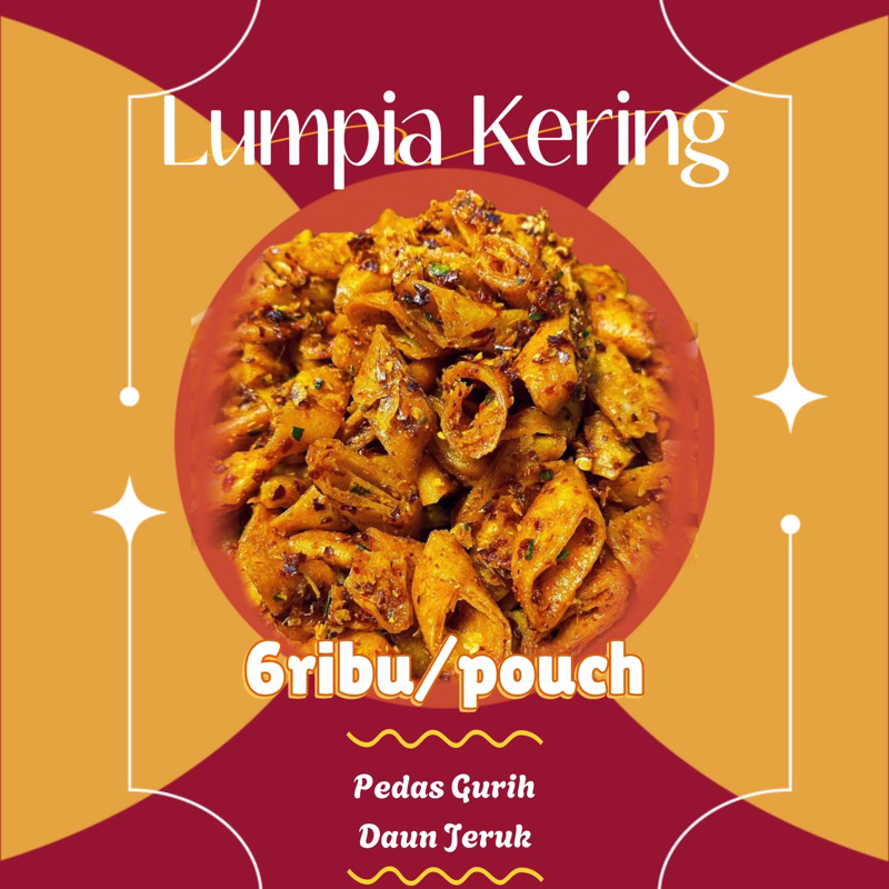 

Lumpia Kering Crispy Pedas Gurih Daun Jeruk 60gr