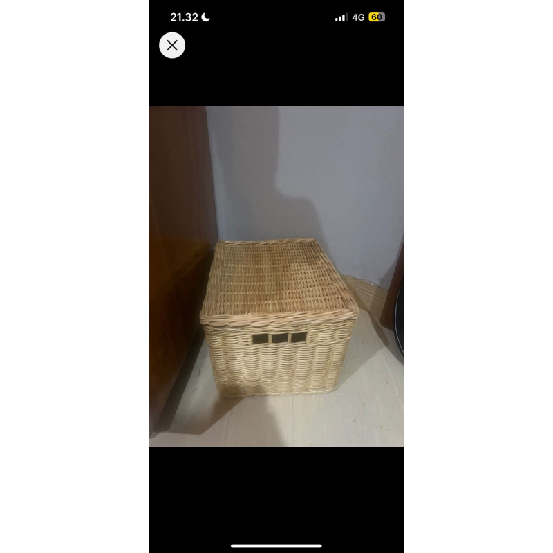 Keranjang Baju / Laundry Rotan