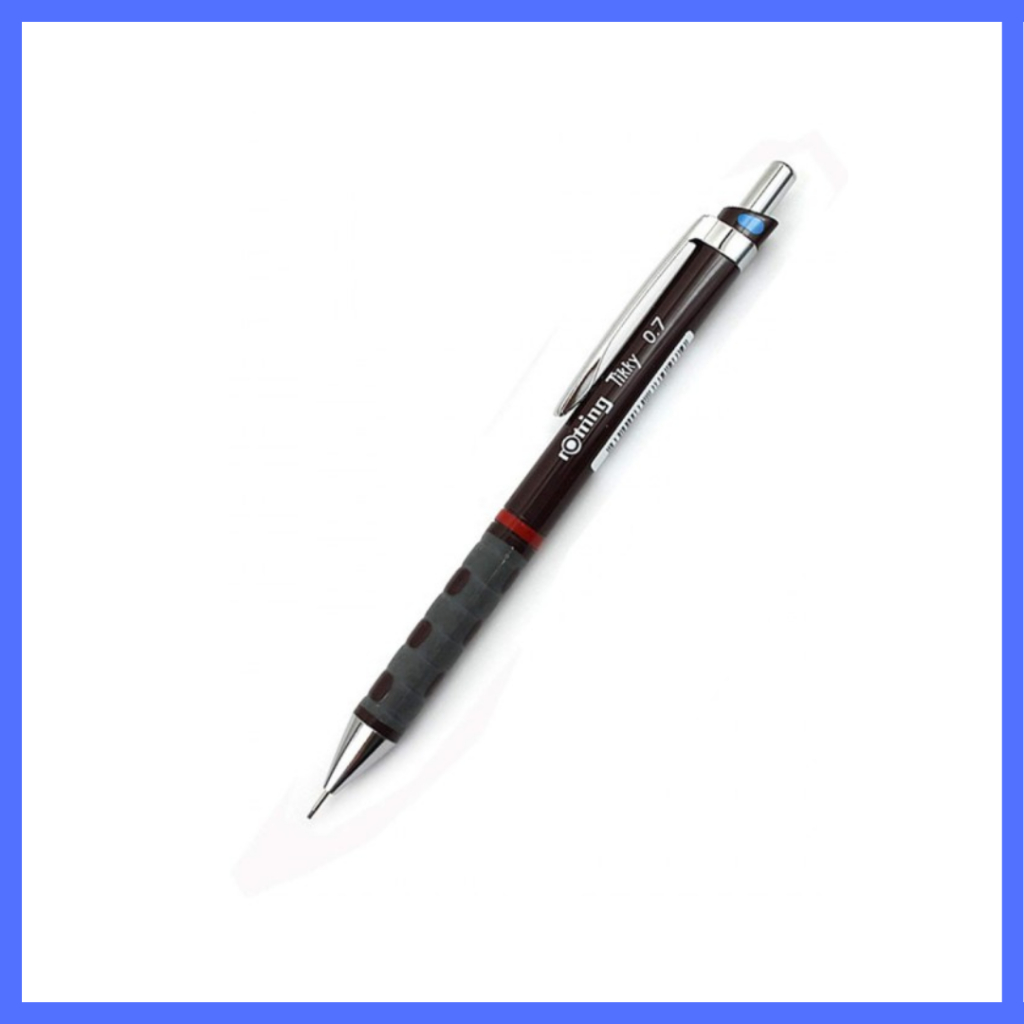 

Pensil Mekanik Tikky 0.7 Rotring Black Mechanical Pencil Lead 07 mm
