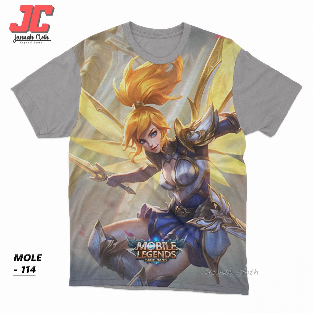 Kaos Fanny Lightborn Ranger Hero Mobile Legends Kode ML-114 Sablon Digital Printing