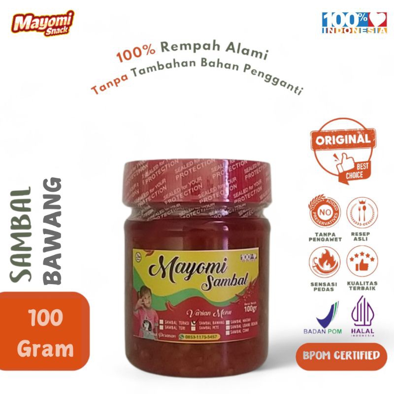 

Sambal Bawang Tradisional Central Java pedas, gurih, enak dan nikmat.