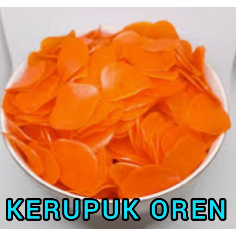 

KRUPUK OREN SEBLAK RP 7.000 / 250 GRAM