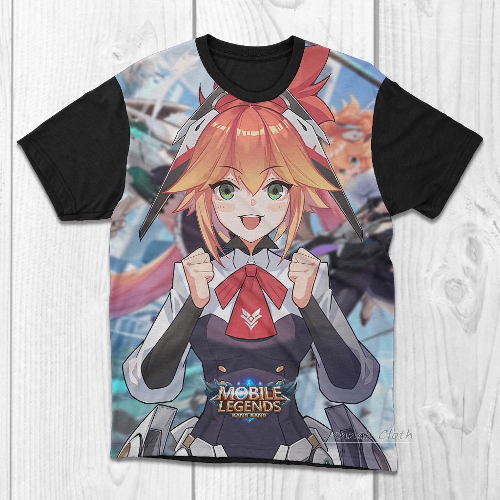 Kaos Mobile Legends Hero Fanny The Aspirants Kode ML-118 Sablon Digital Printing