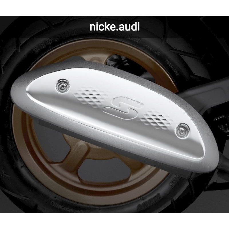 Garnish Knalpot Honda Scoopy 2025 Original AHM Honda
