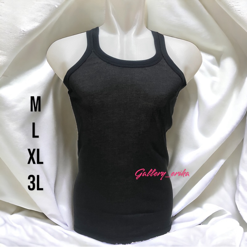 SINGLET MIATEX HITAM PRIA / SINGLET MIATEX WARNA HITAM / KAOS DALAM PRIA HITAM / KAOS DALAM DEWASA