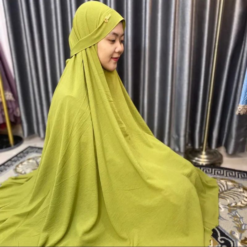 mukena safa by jannat, crinkle airflow 3in1 2in1, tie dye, mukena murah, mukena sale