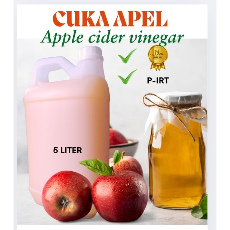 

CUKA APEL PREMIUM kemasan 5 liter