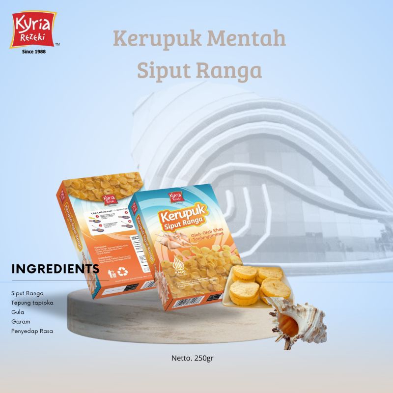 

Kerupuk Mentah Siput Ranga 250gr