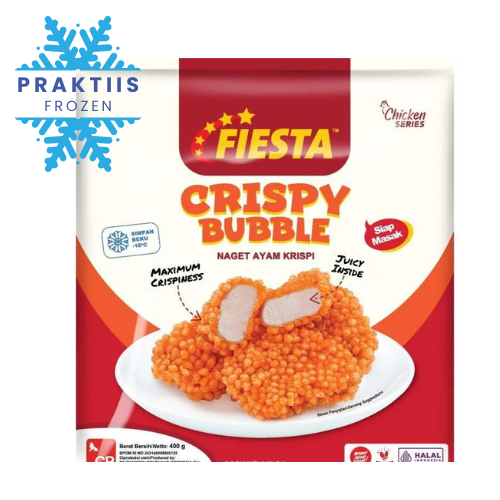 

FIESTA CRISPY BUBBLE 400GR - NAGET AYAM KRISPI