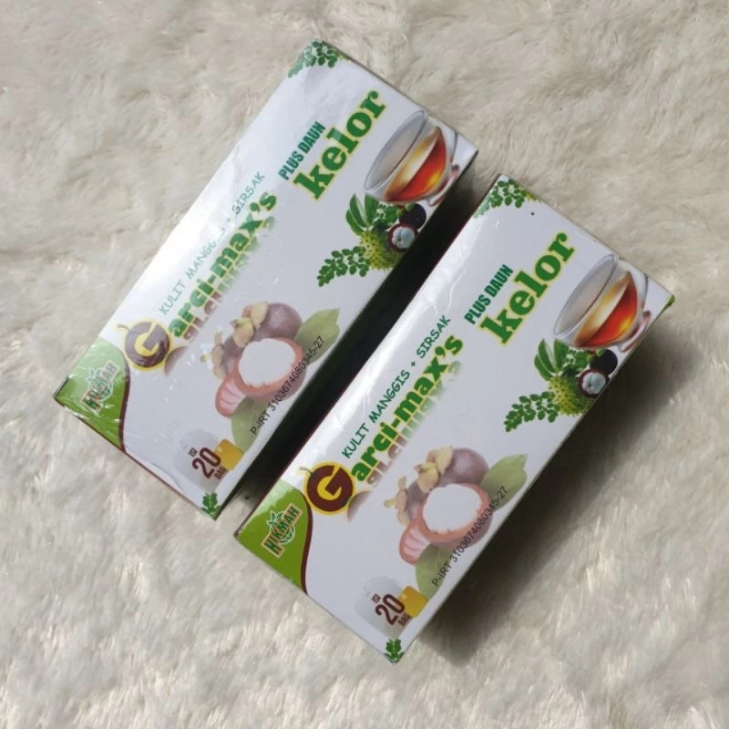 

Garci Max Teh Celup 3 In 1 | Teh Celup Kulit Manggis, Daun Sirsak, Dan Daun Kelor