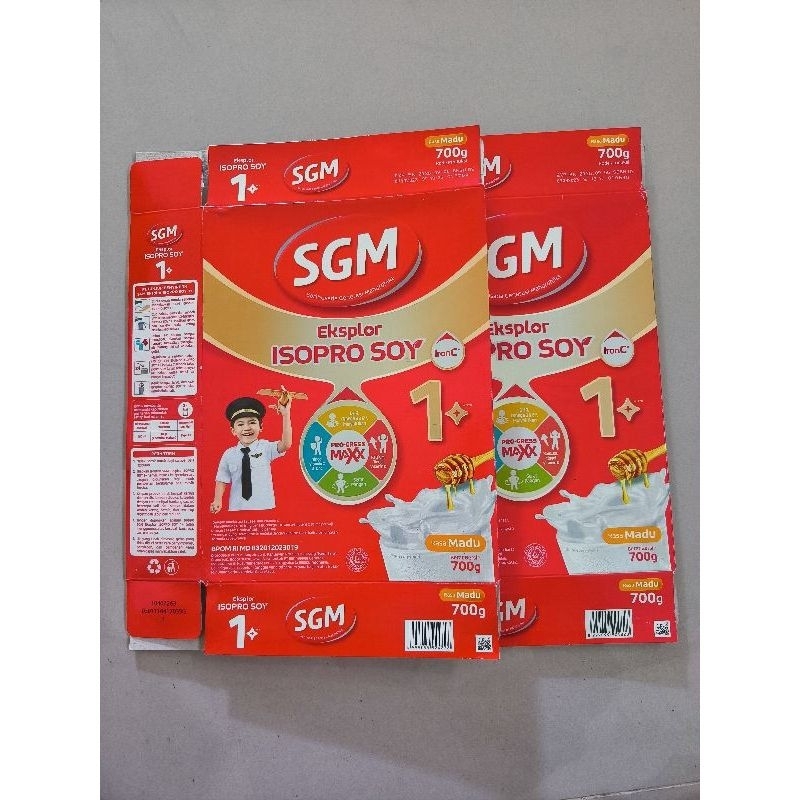 Kardus Bekas Susu SGM Untuk Packing/Kerajinan/Prakarya